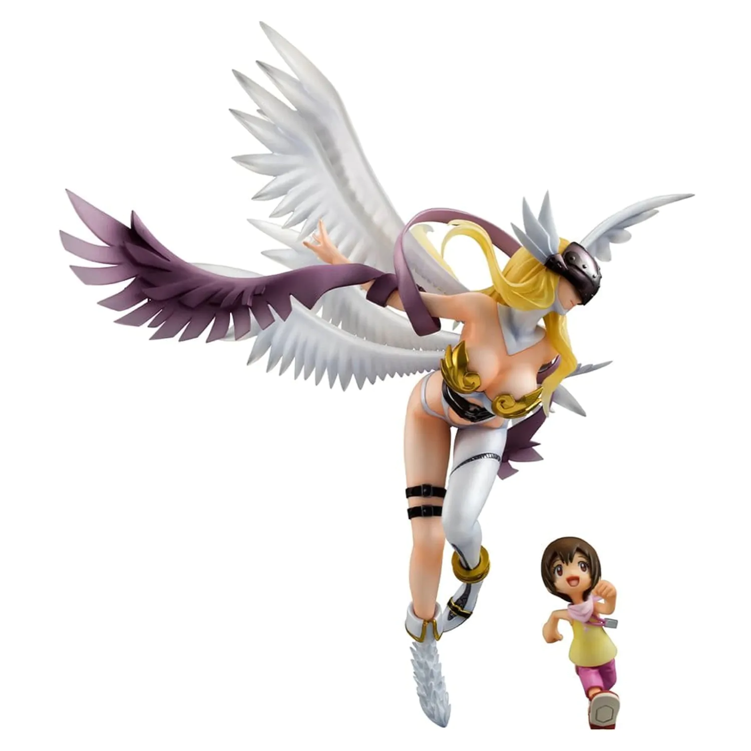 Digimon Adventure Precious G.E.M. Serija PVC kip Angewomon & Hikari Yagami 22 cm fotografija izdelka