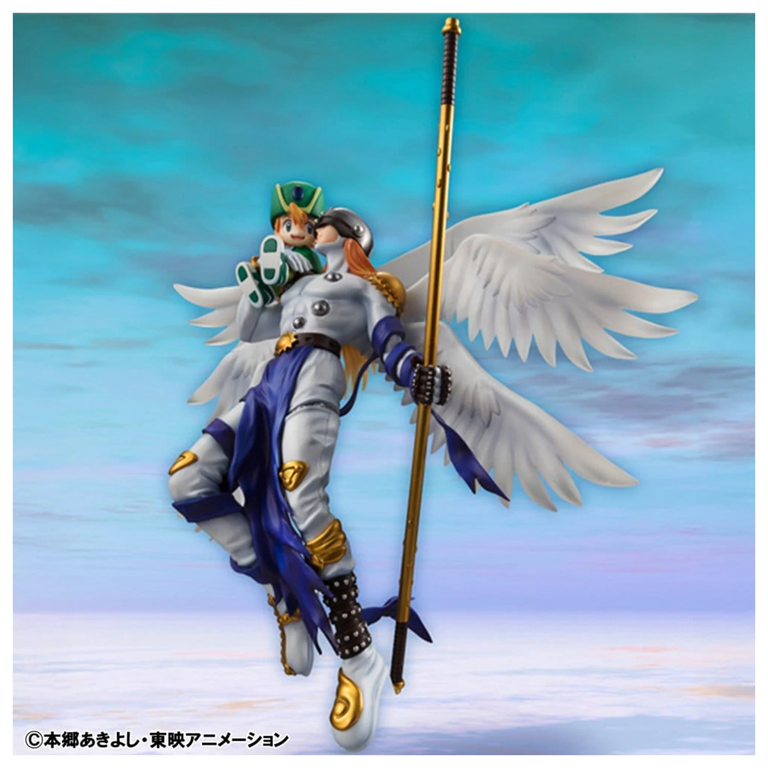 Digimon Adventure G.E.M. Series PVC figura Angemon & Takeru Takaishi 22 cm (Ponovitev) fotografija izdelka