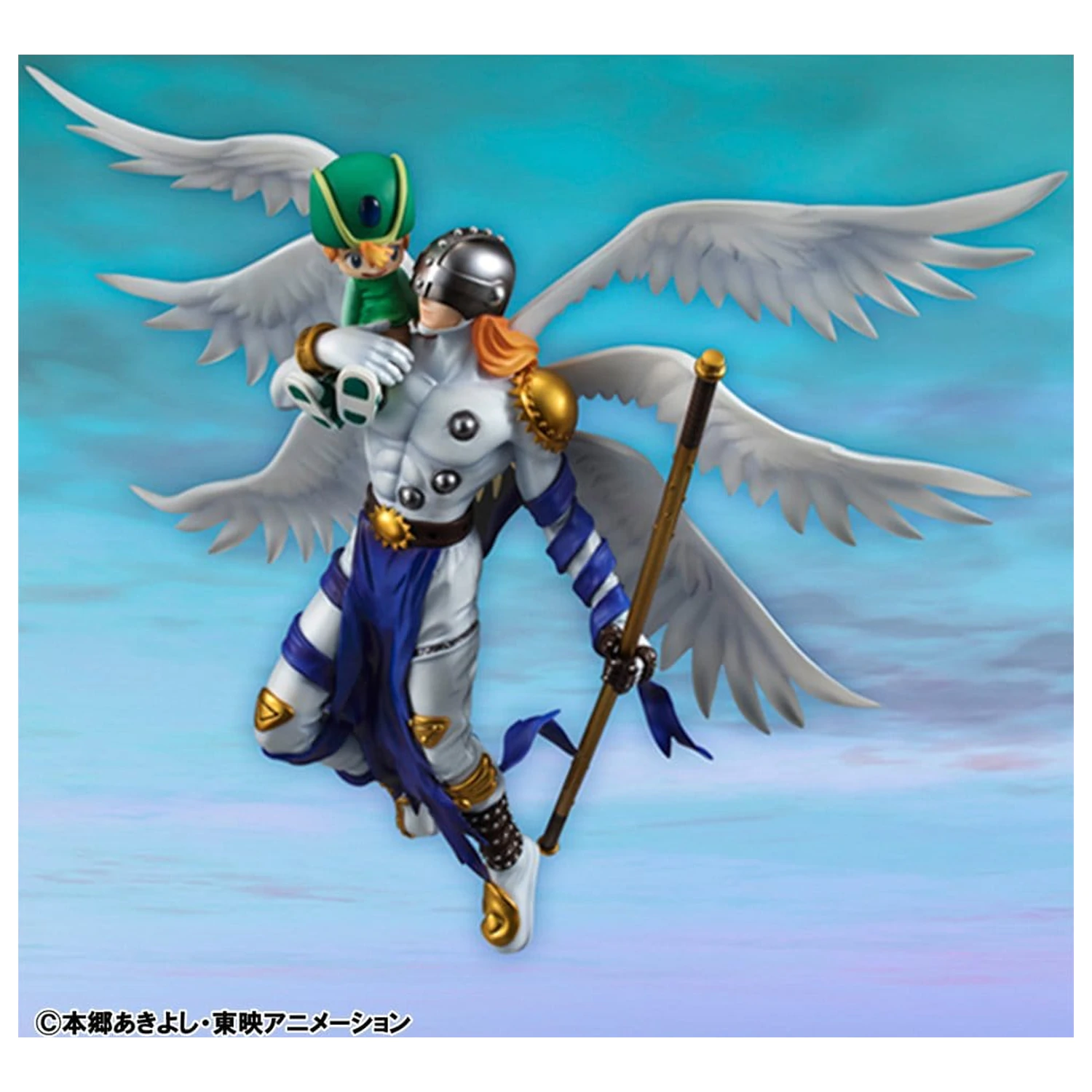 Digimon Adventure G.E.M. Series PVC figura Angemon & Takeru Takaishi 22 cm (Ponovitev) fotografija izdelka