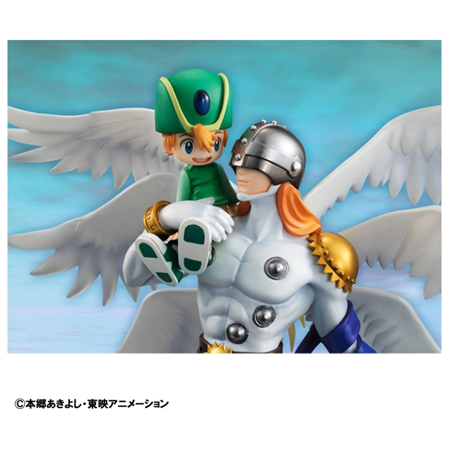 Digimon Adventure G.E.M. Series PVC figura Angemon & Takeru Takaishi 22 cm (Ponovitev) fotografija izdelka