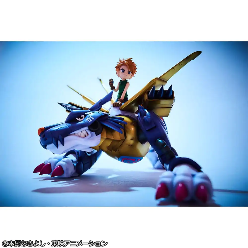 Digimon Adventure Precious G.E.M. Series PVC kip Metal Garurumon & Ishida Yamato 30 cm fotografija izdelka