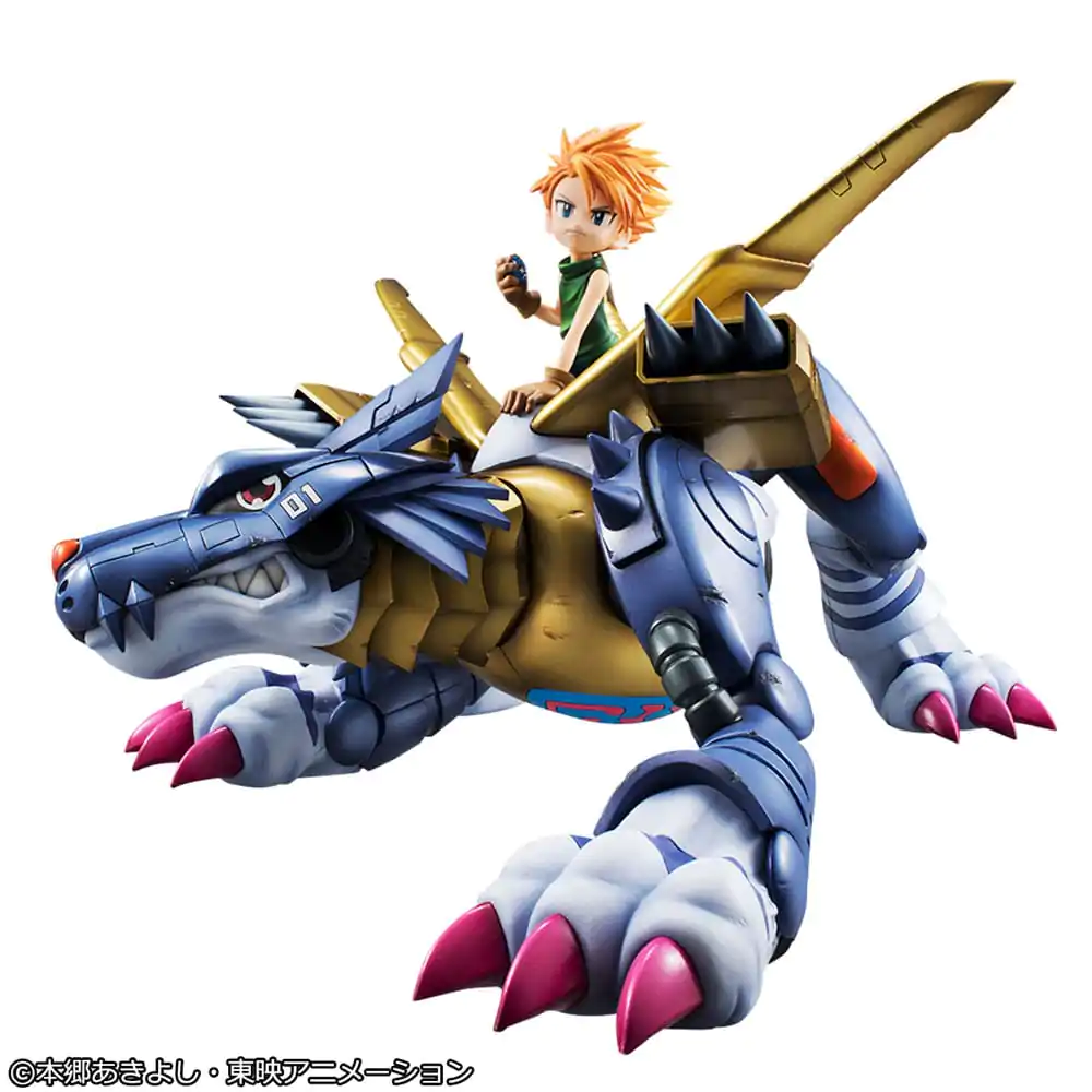 Digimon Adventure Precious G.E.M. Series PVC kip Metal Garurumon & Ishida Yamato 30 cm fotografija izdelka