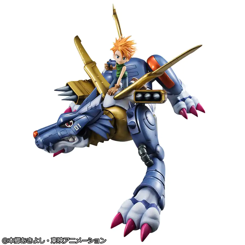 Digimon Adventure Precious G.E.M. Series PVC kip Metal Garurumon & Ishida Yamato 30 cm fotografija izdelka