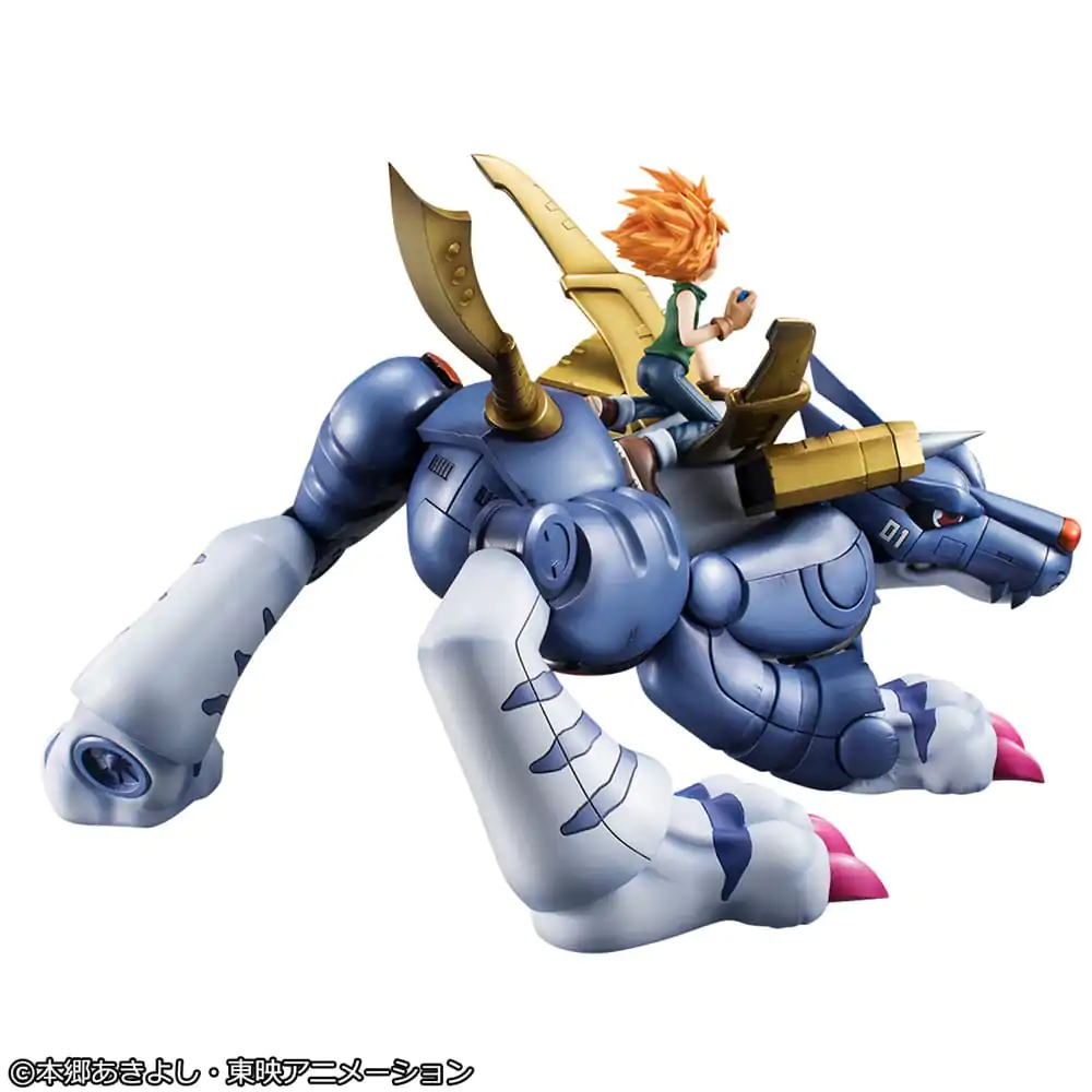 Digimon Adventure Precious G.E.M. Series PVC kip Metal Garurumon & Ishida Yamato 30 cm fotografija izdelka