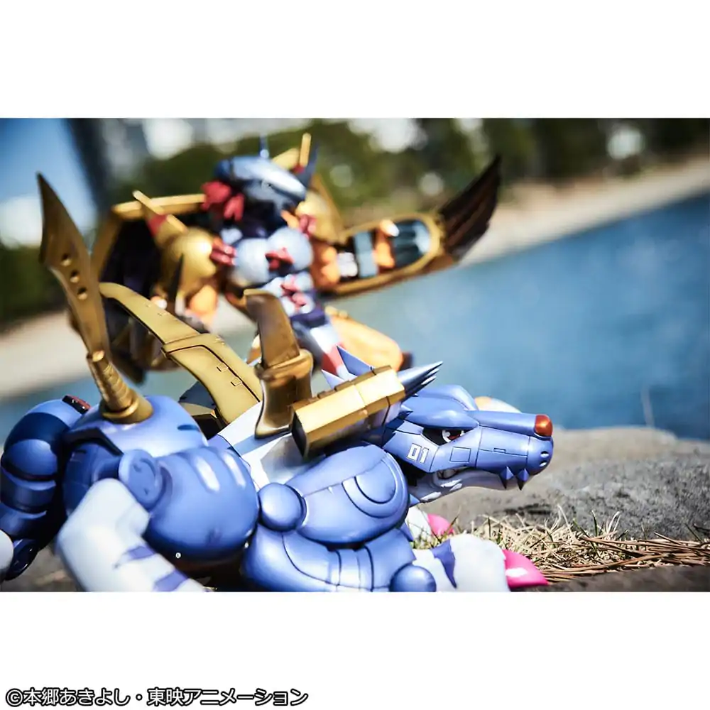 Digimon Adventure Precious G.E.M. Series PVC kip Metal Garurumon & Ishida Yamato 30 cm fotografija izdelka
