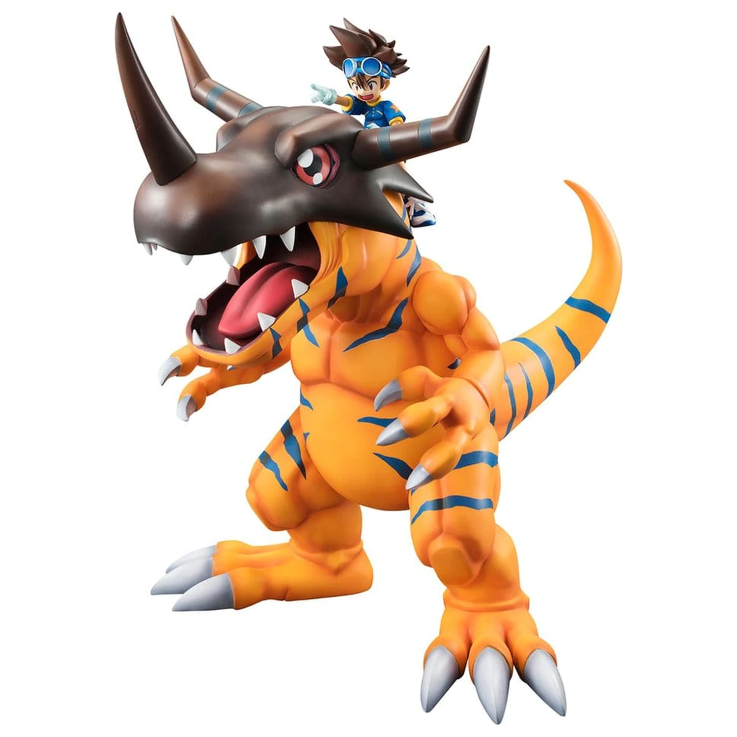 Digimon Adventure Precious G.E.M. Series PVC figura Greymon & Taichi Yagami 25 cm (ponovitev) fotografija izdelka