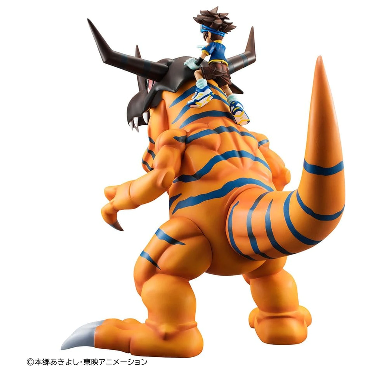 Digimon Adventure Precious G.E.M. Series PVC figura Greymon & Taichi Yagami 25 cm (ponovitev) fotografija izdelka