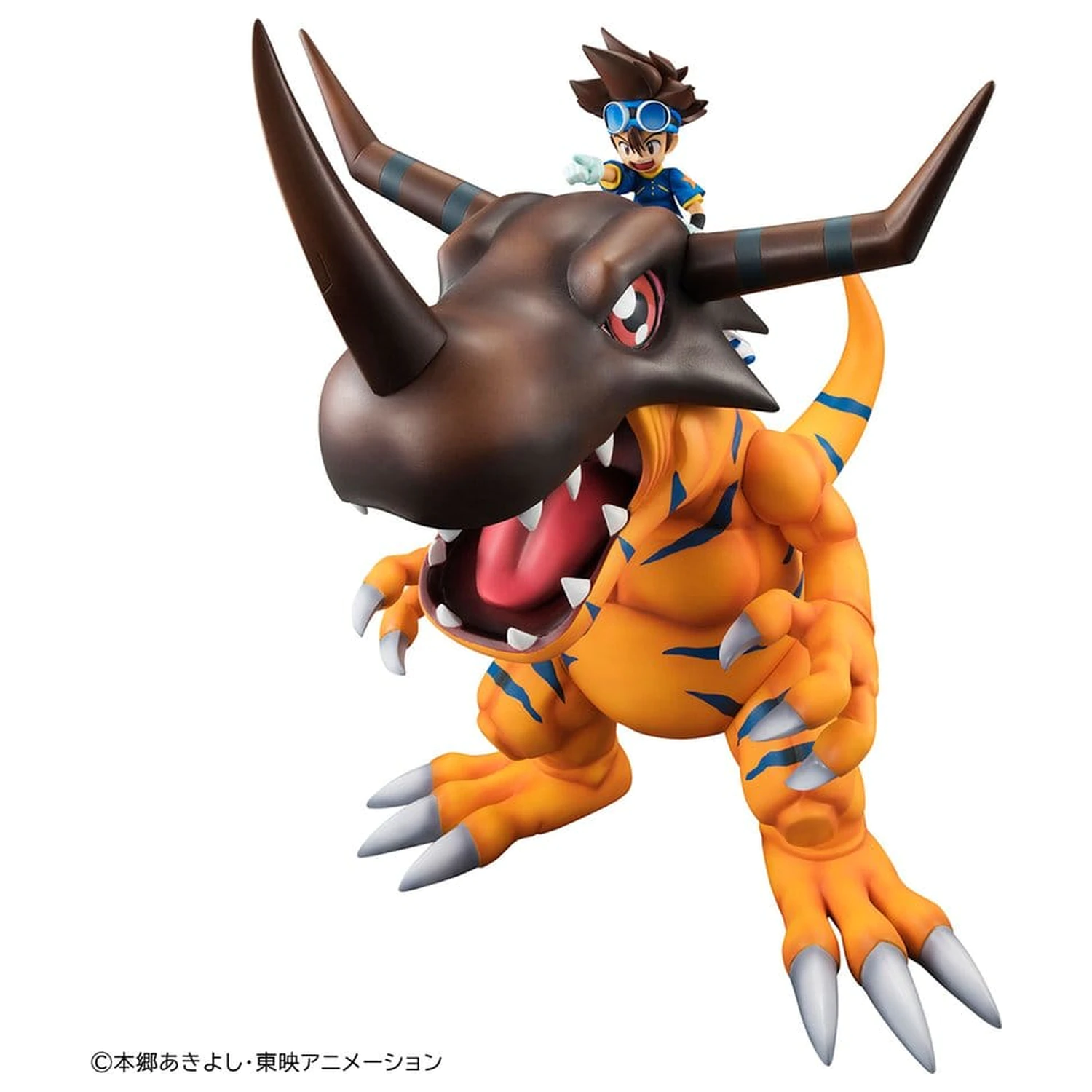 Digimon Adventure Precious G.E.M. Series PVC figura Greymon & Taichi Yagami 25 cm (ponovitev) fotografija izdelka