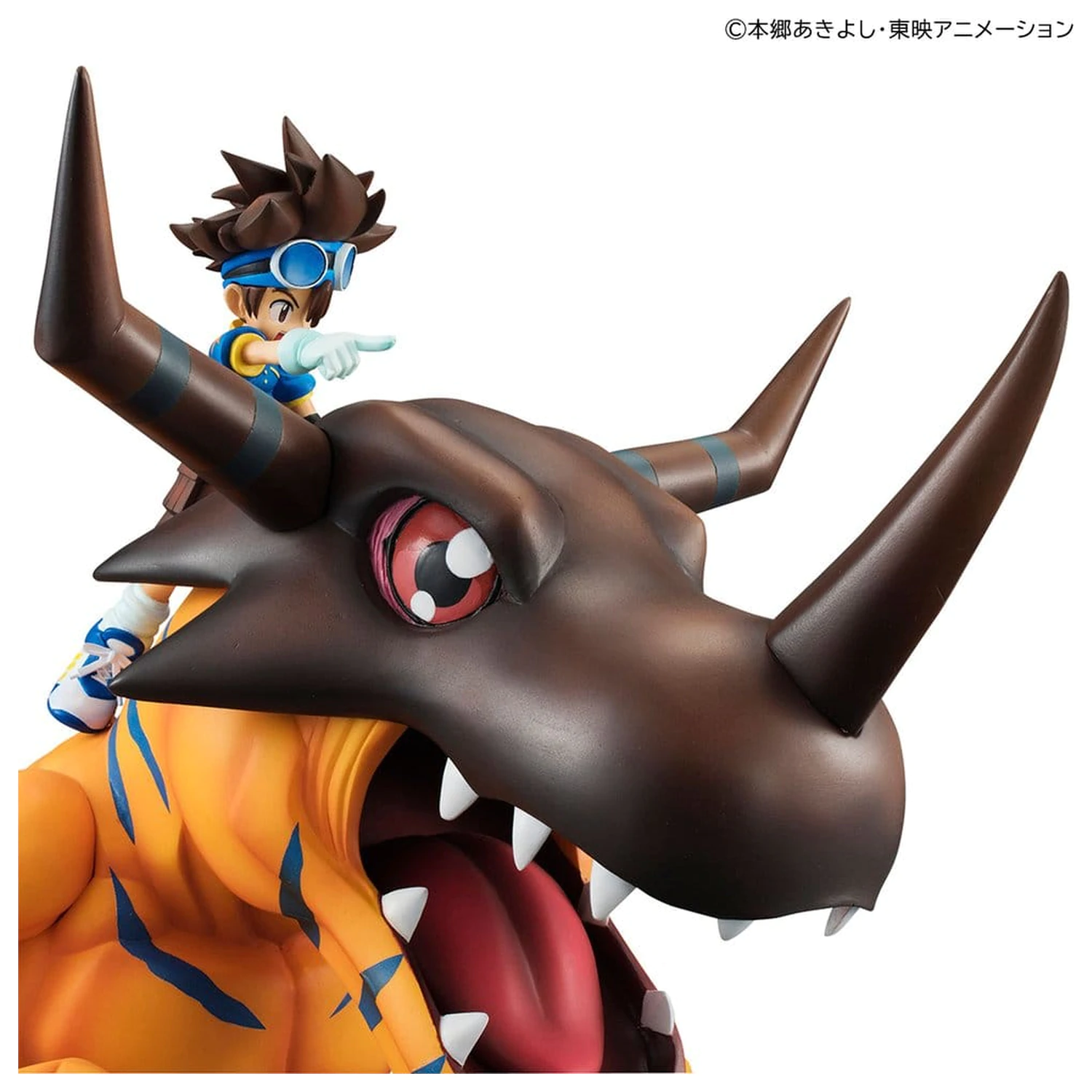 Digimon Adventure Precious G.E.M. Series PVC figura Greymon & Taichi Yagami 25 cm (ponovitev) fotografija izdelka