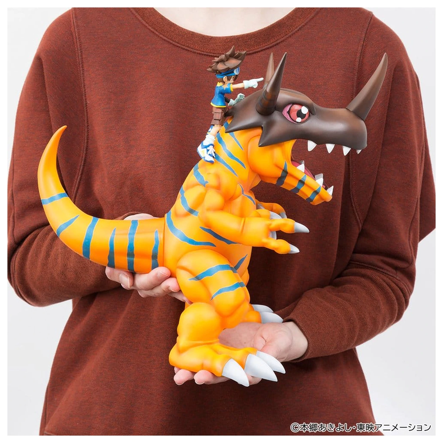 Digimon Adventure Precious G.E.M. Series PVC figura Greymon & Taichi Yagami 25 cm (ponovitev) fotografija izdelka