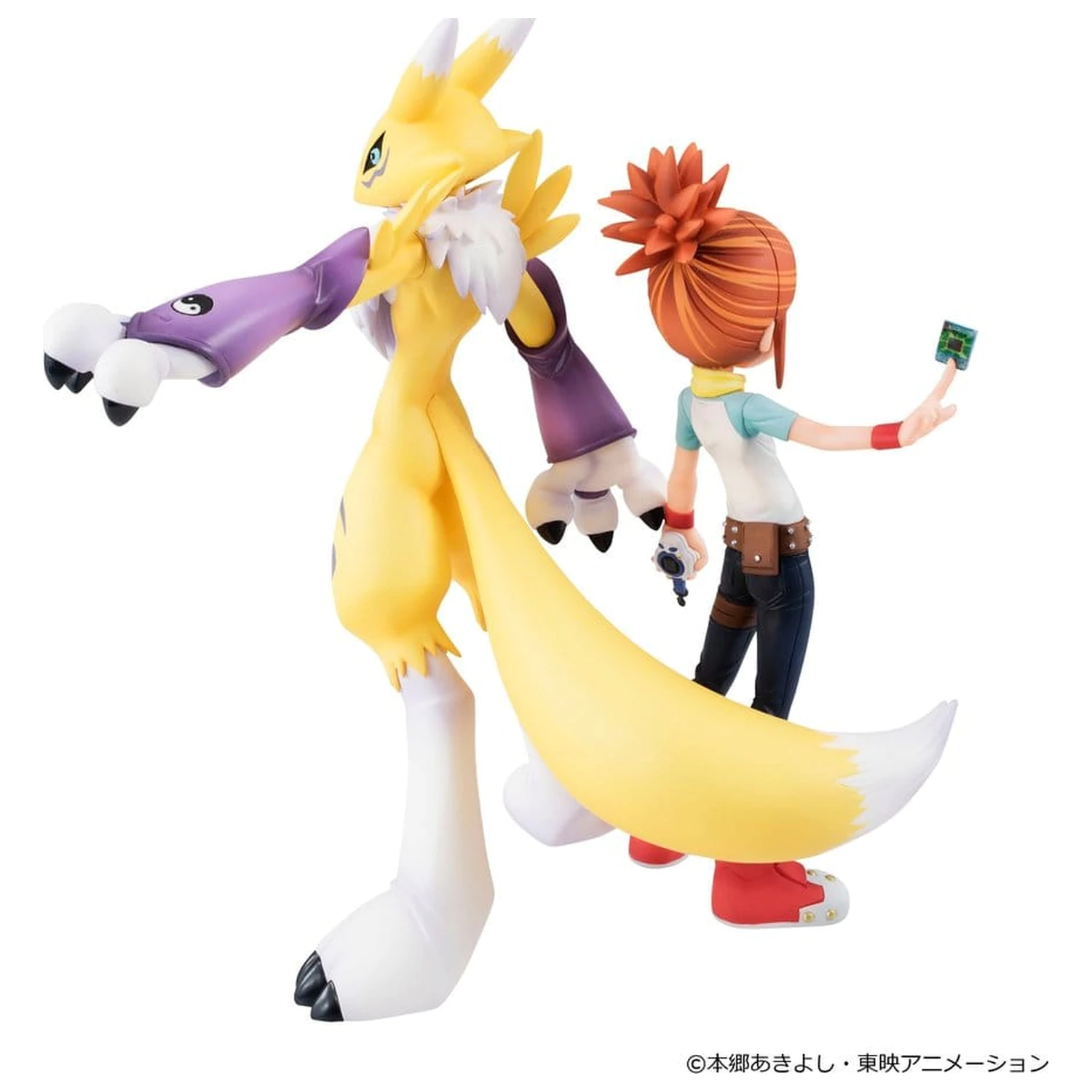 Digimon Tamers G.E.M. Series PVC figura Renamon & Ruki Makino 13 cm (ponovitev) fotografija izdelka