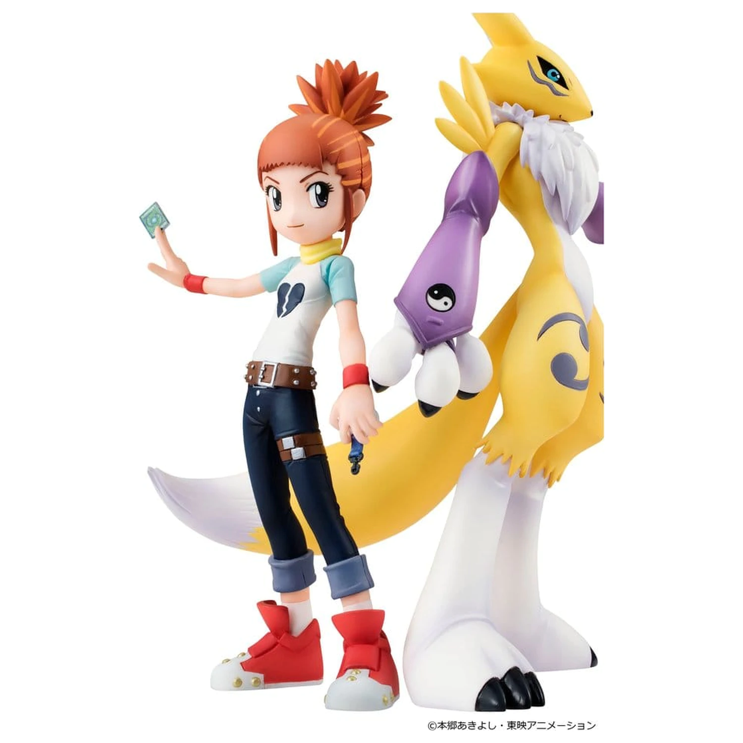 Digimon Tamers G.E.M. Series PVC figura Renamon & Ruki Makino 13 cm (ponovitev) fotografija izdelka