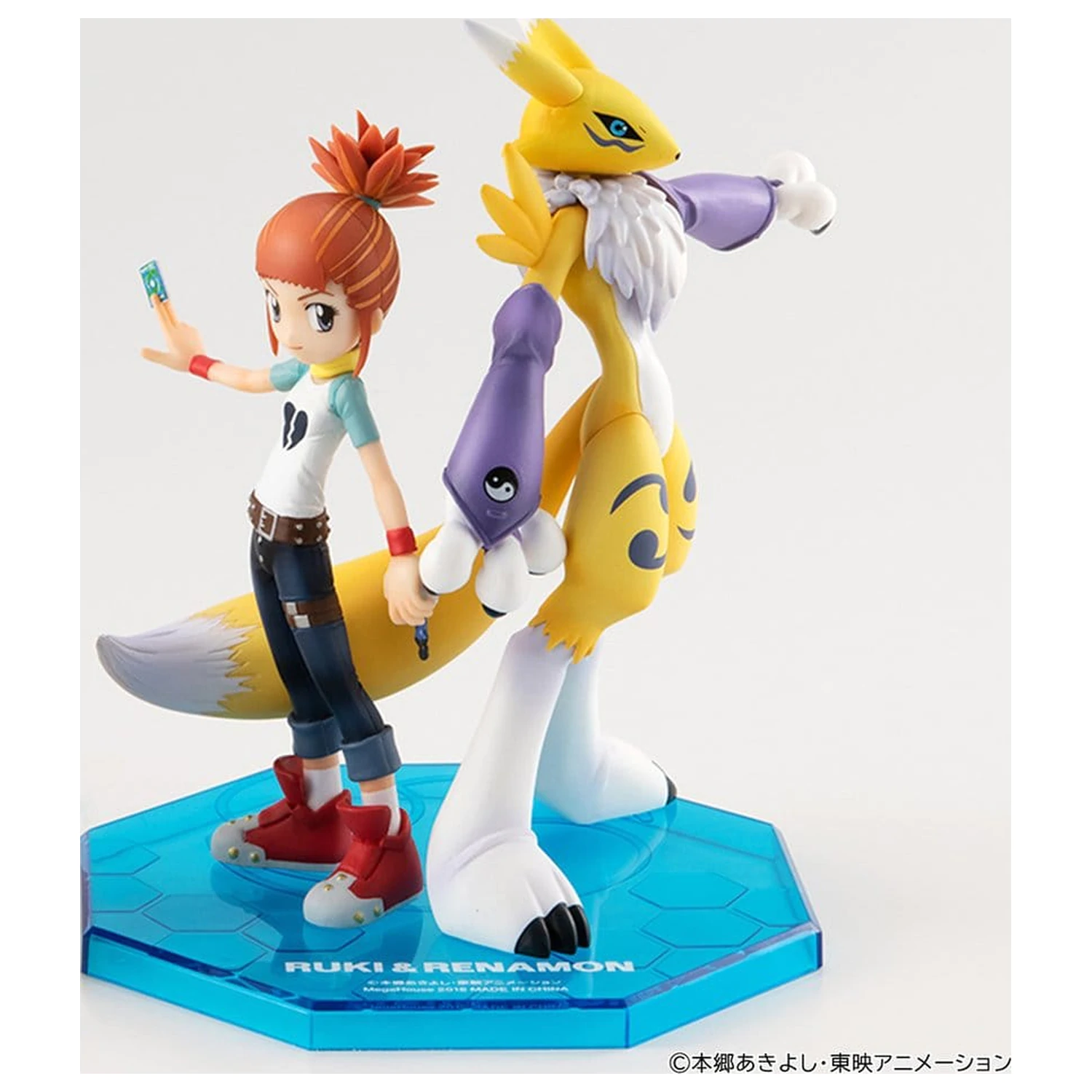 Digimon Tamers G.E.M. Series PVC figura Renamon & Ruki Makino 13 cm (ponovitev) fotografija izdelka