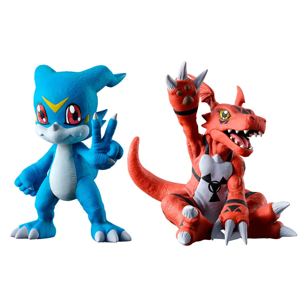 Digimon Two Forces That Radite Light Veemon & Guilmon Ichibansho figura 5 cm fotografija izdelka