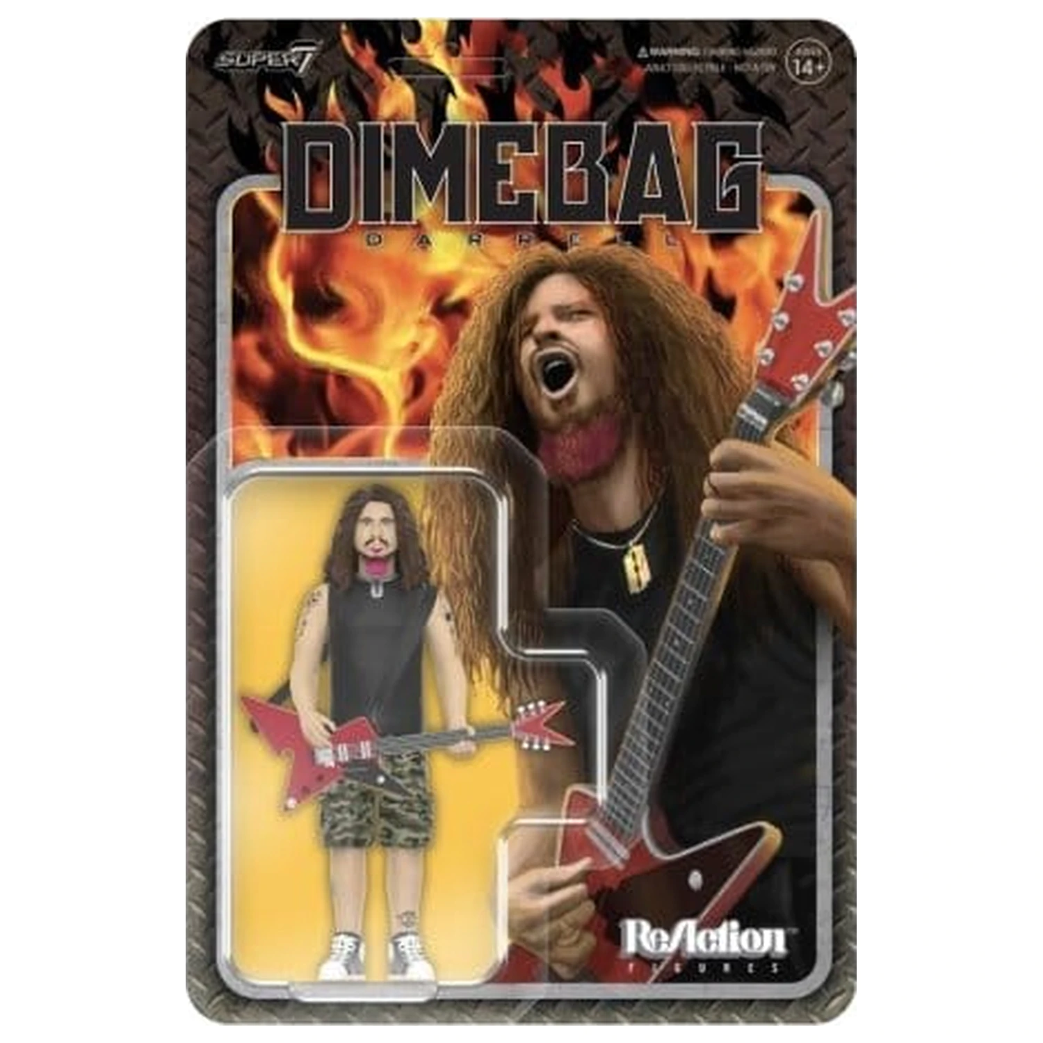 Dimebag Darrell ReAction akcijska figura Wave 01 Dimebag Darrell Culprit fotografija izdelka
