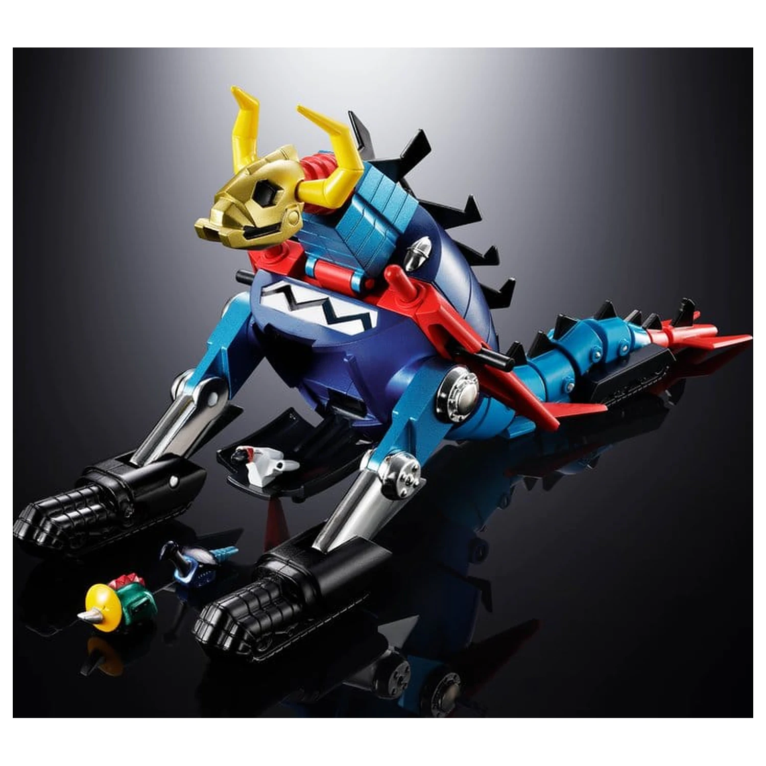 Dino Mech Gaiking Chogokin akcijska figura Daikumaryu & Gaiking 20 cm fotografija izdelka