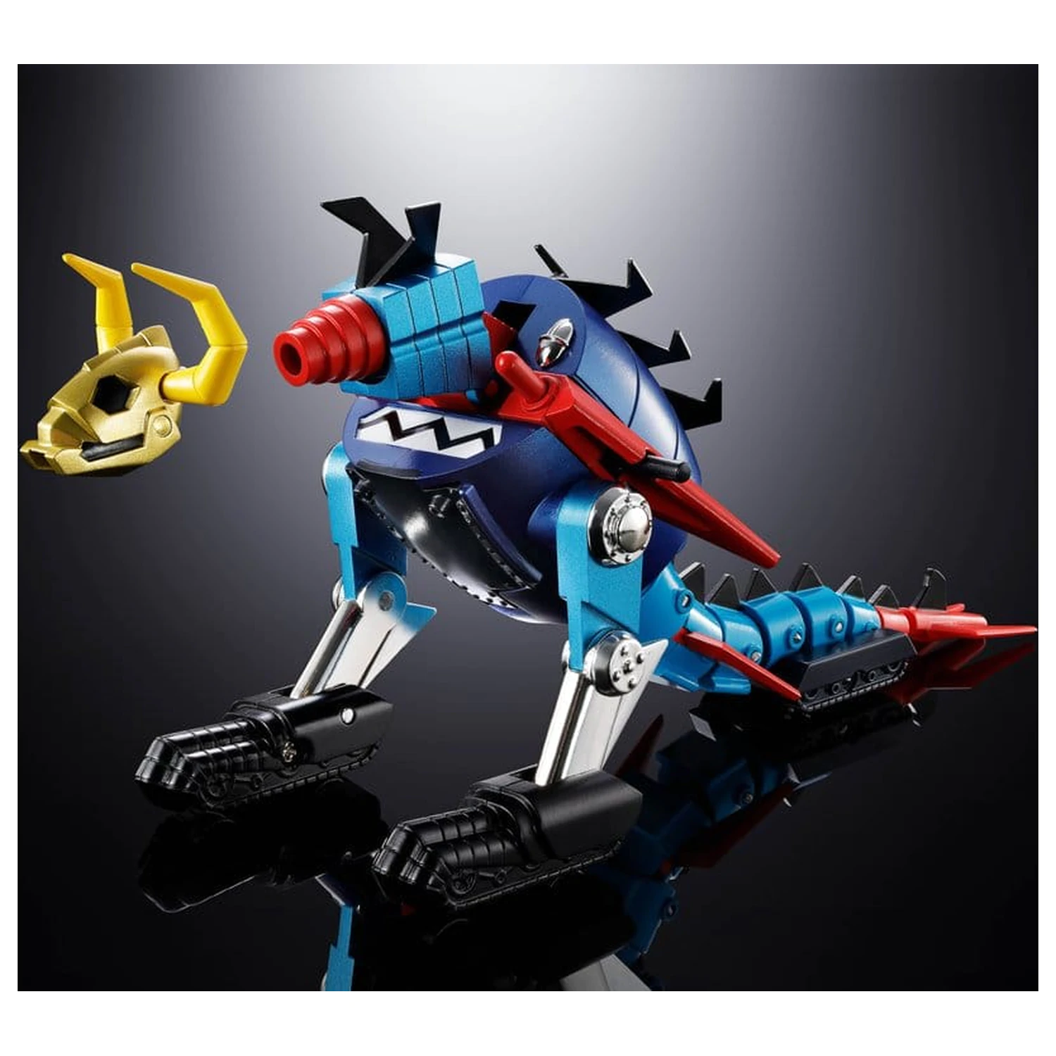 Dino Mech Gaiking Chogokin akcijska figura Daikumaryu & Gaiking 20 cm fotografija izdelka