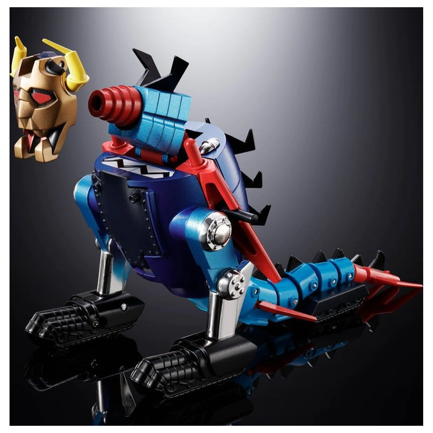 Dino Mech Gaiking Chogokin akcijska figura Daikumaryu & Gaiking 20 cm fotografija izdelka