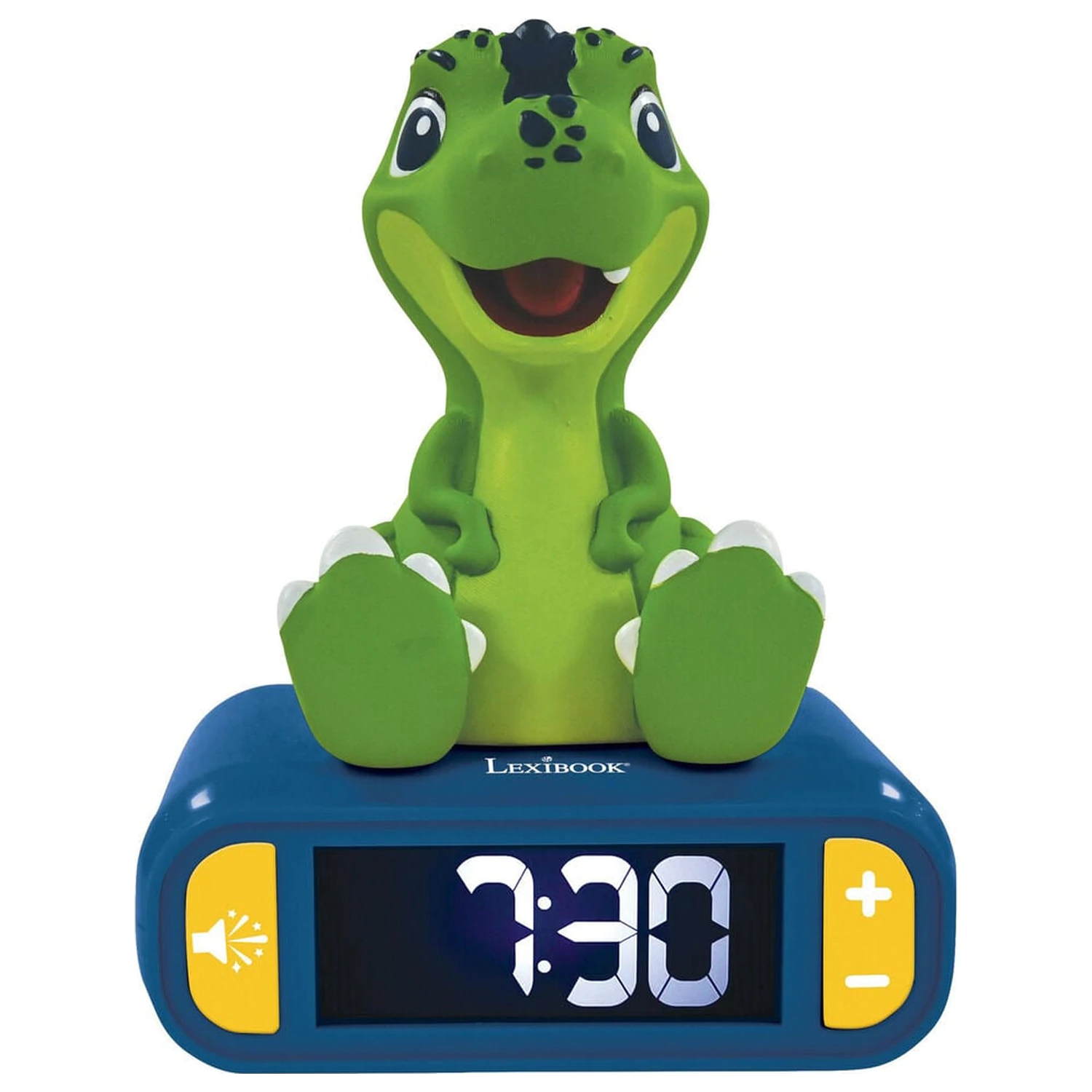 Dinozaver 3D nočna lučka digitalna budilka fotografija izdelka