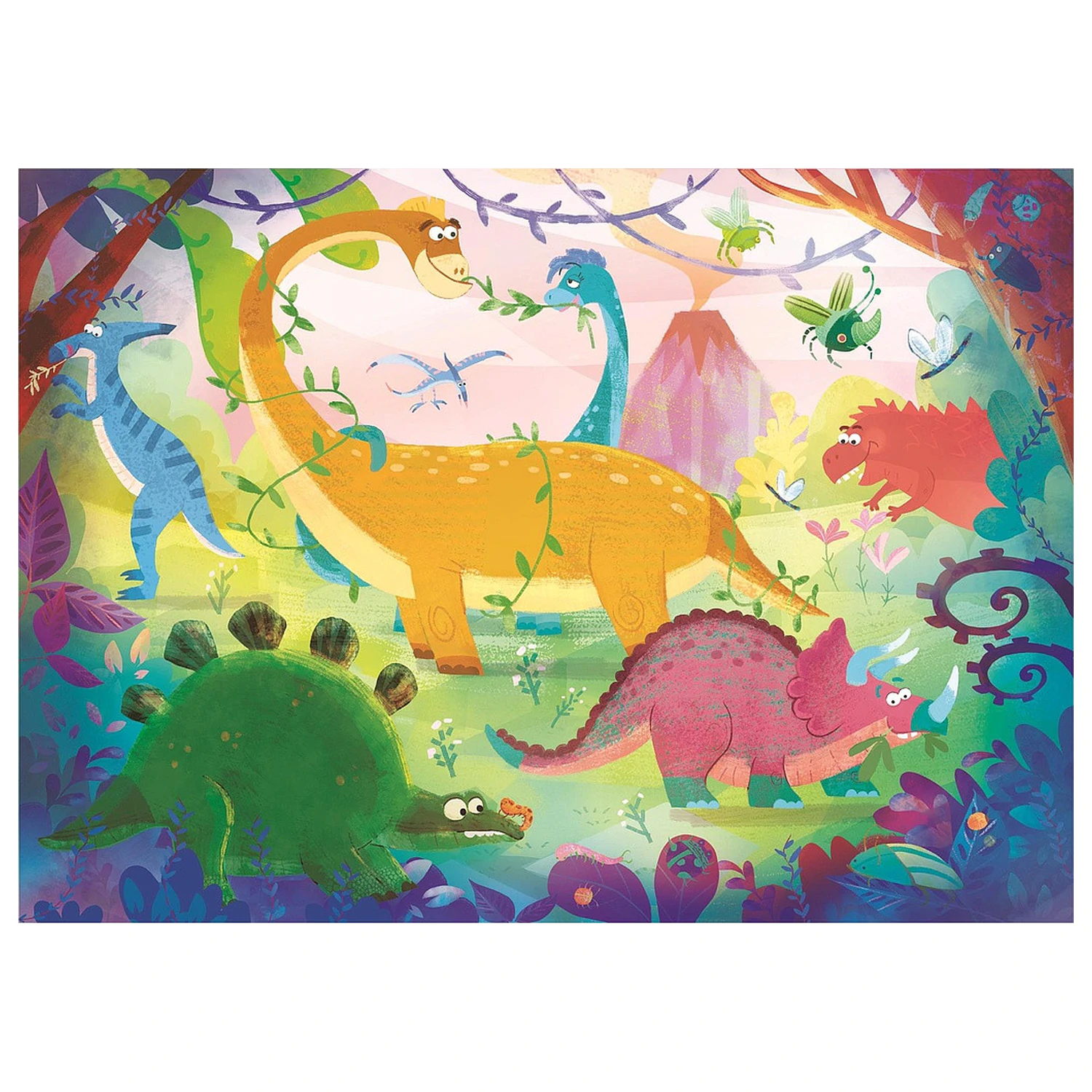 Dinozaver Smešno 2x20 kosov uganke Clementoni fotografija izdelka