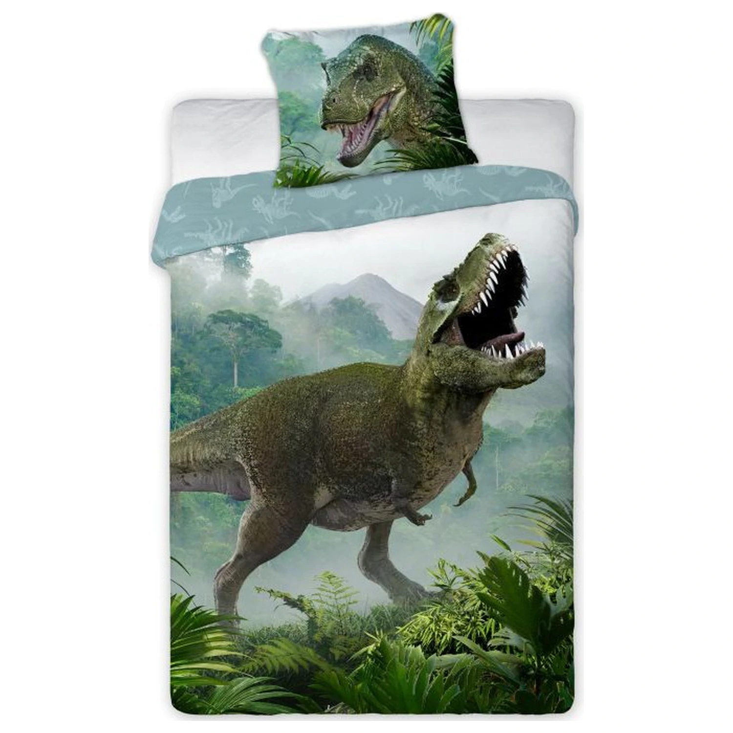 Dinosaur T-Rex Forest Prevleka za odejo fotografija izdelka