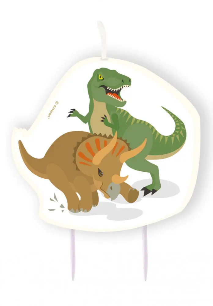 Dinosaur Cake sveča fotografija izdelka