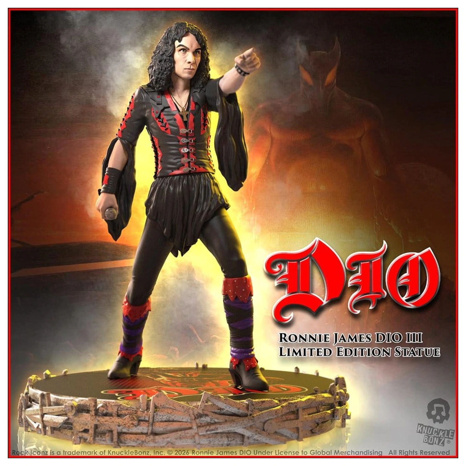 Dio Rock Iconz kip Ronnie James Dio III 18 cm fotografija izdelka