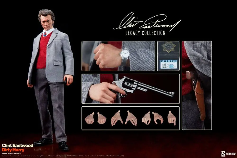 Dirty Harry Clint Eastwood Legacy Collection akcijska figura 1/6 Harry Callahan 30 cm fotografija izdelka