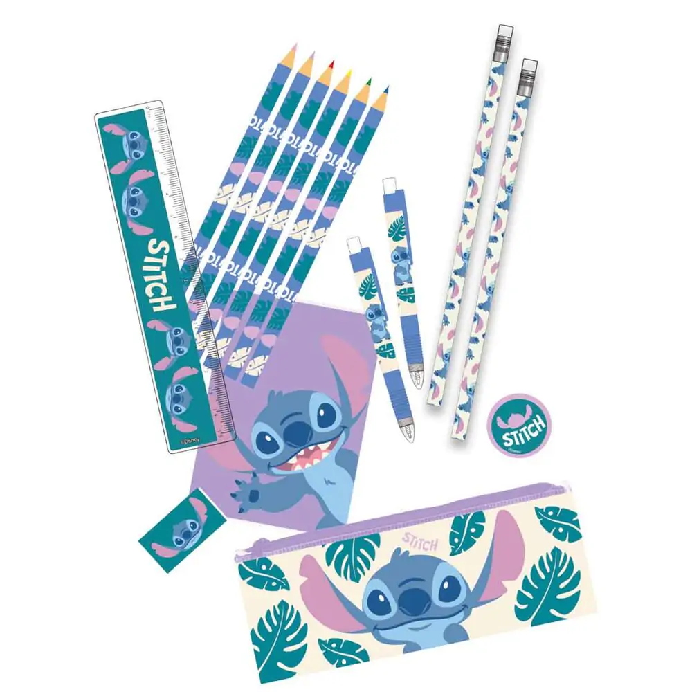 Disney Stitch set pisarniškega materiala 14 kos fotografija izdelka