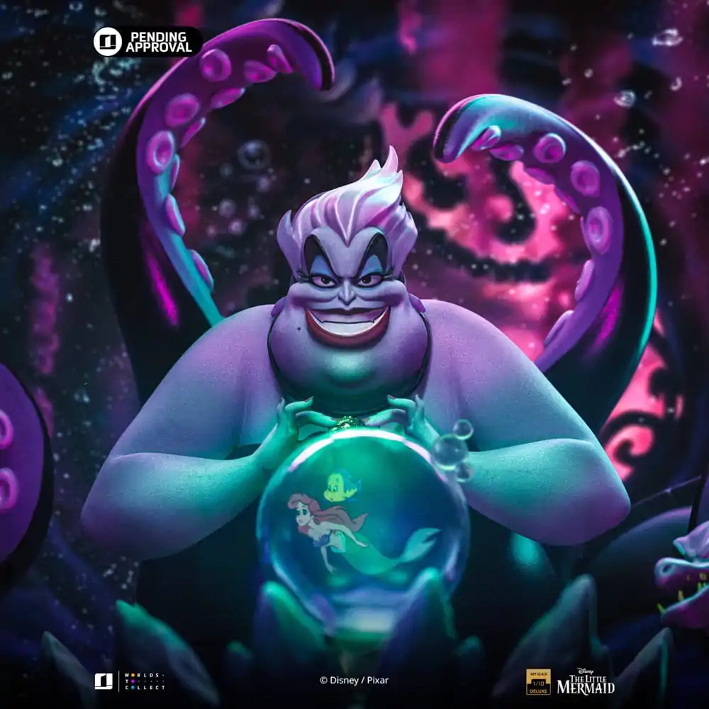 Disney's Villains Deluxe Umetniška figurica v merilu 1/10 Ursula 23 cm fotografija izdelka