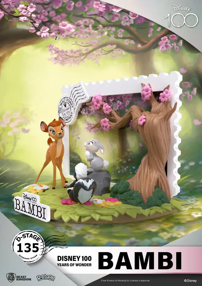 Disney 100. obletnica D-Stage PVC Diorama Bambi 12 cm fotografija izdelka