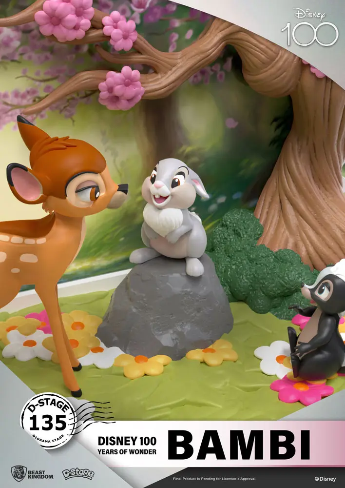 Disney 100. obletnica D-Stage PVC Diorama Bambi 12 cm fotografija izdelka