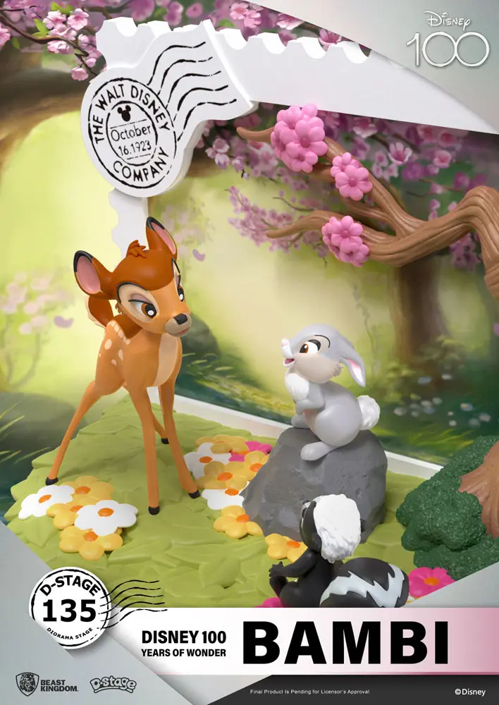 Disney 100. obletnica D-Stage PVC Diorama Bambi 12 cm fotografija izdelka