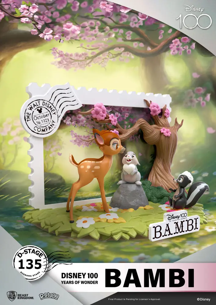 Disney 100. obletnica D-Stage PVC Diorama Bambi 12 cm fotografija izdelka