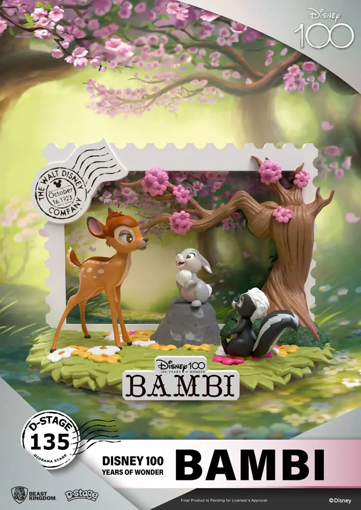 Disney 100. obletnica D-Stage PVC Diorama Bambi 12 cm fotografija izdelka