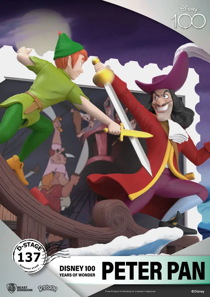 Disney 100th Anniversary D-Stage PVC Diorama Peter Pan 12 cm fotografija izdelka