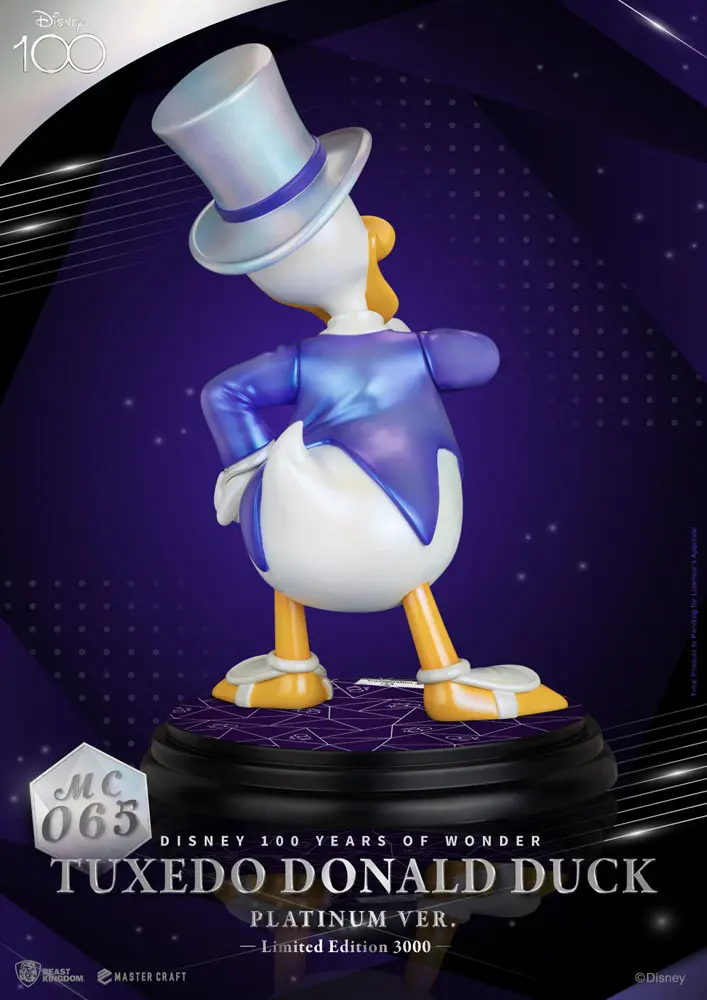 Disney 100th Master Craft Kip Smoking Donald Duck (Platinum Ver.) fotografija izdelka