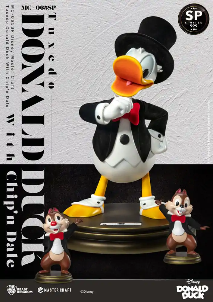 Disney 100th Master Craft Kip Smoking Donald Duck (Chip'n und Dale) 40 cm fotografija izdelka