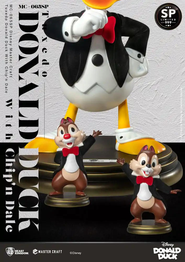 Disney 100th Master Craft Kip Smoking Donald Duck (Chip'n und Dale) 40 cm fotografija izdelka