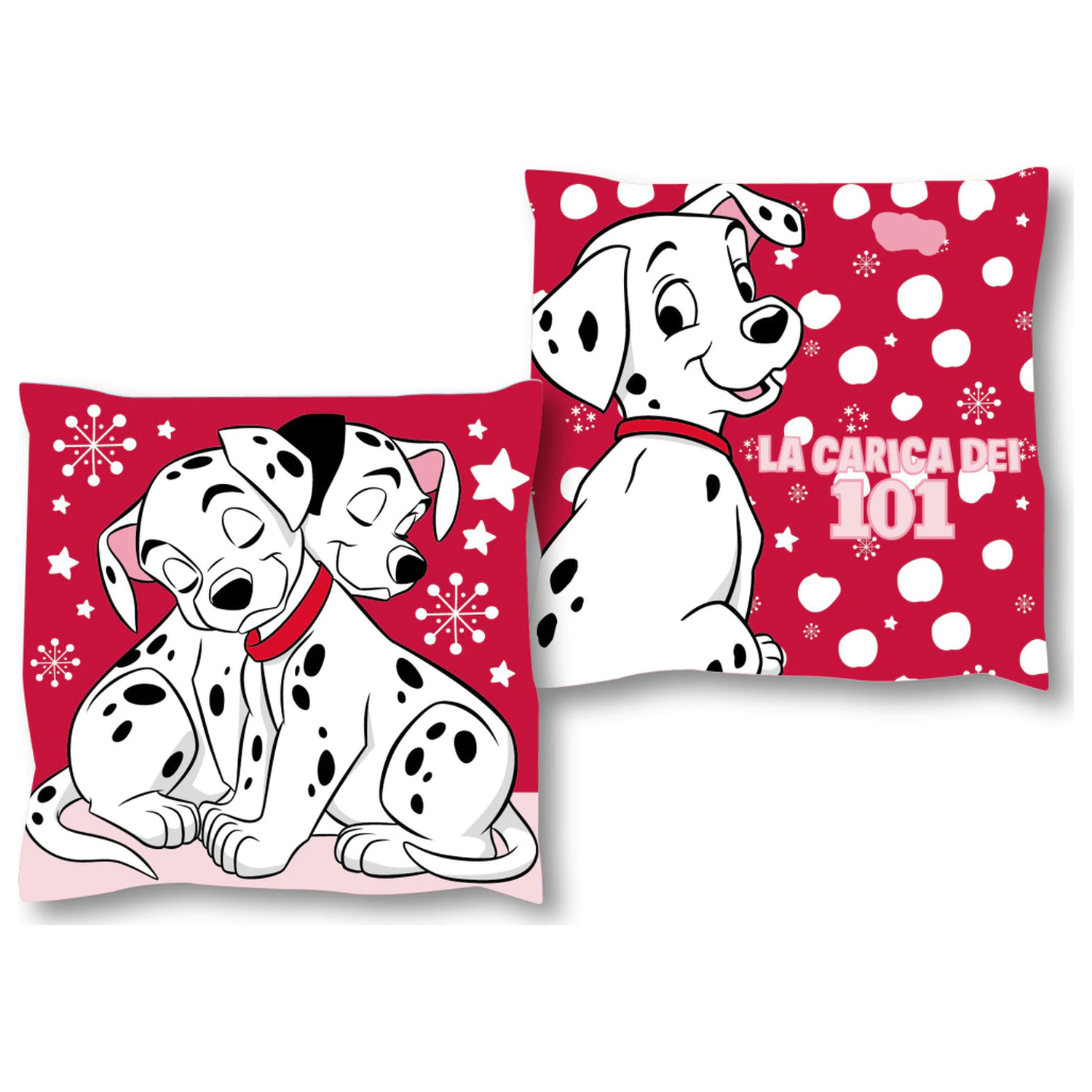 Disney 101 Dalmatians Cuddle Spots blazina, dekorativna blazina 38x38 cm žamet fotografija izdelka