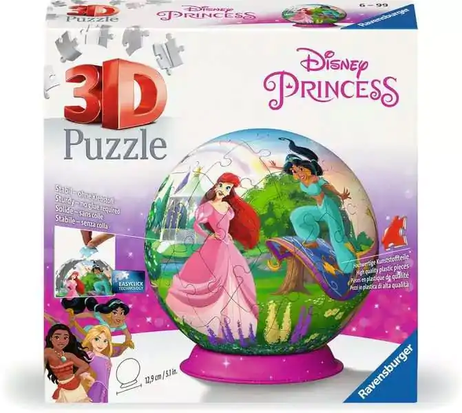 Disney 3D Puzzle Princeske Puzzle Žoga (73 Kosov) fotografija izdelka