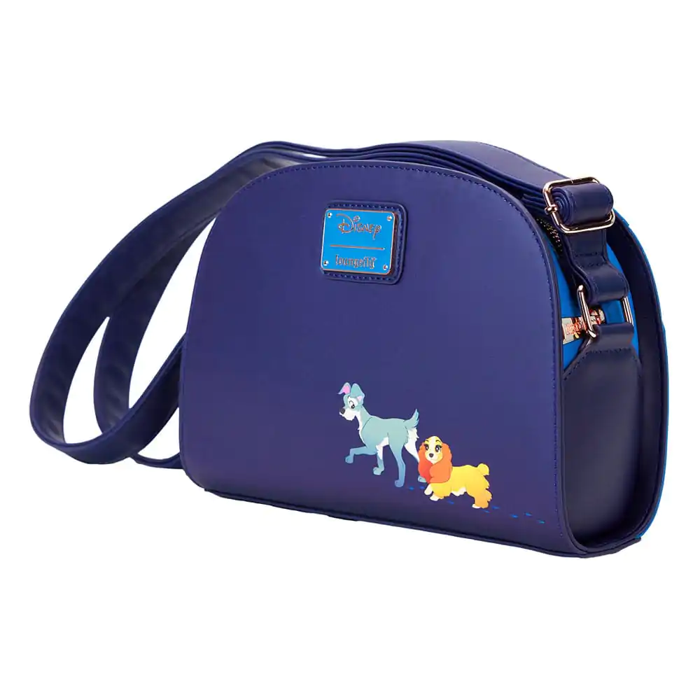 Disney by Loungefly Crossbody 70th Anniversary Lady and the Tramp – torbica za čez telo fotografija izdelka