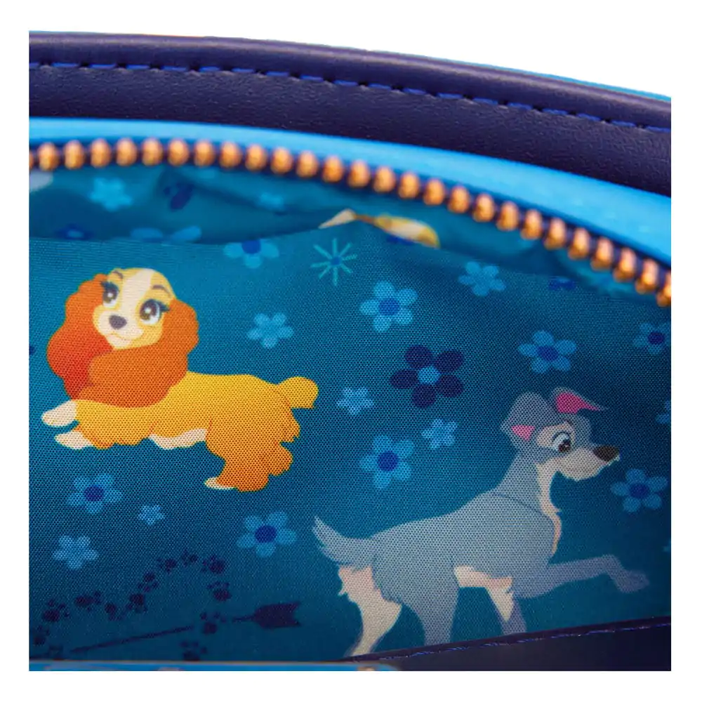 Disney by Loungefly Crossbody 70th Anniversary Lady and the Tramp – torbica za čez telo fotografija izdelka