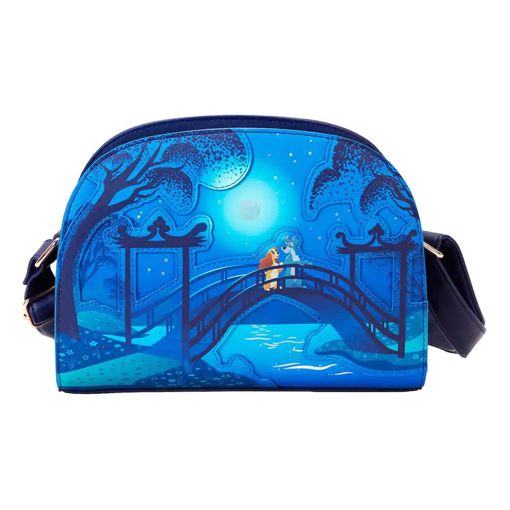 Disney by Loungefly Crossbody 70th Anniversary Lady and the Tramp – torbica za čez telo fotografija izdelka