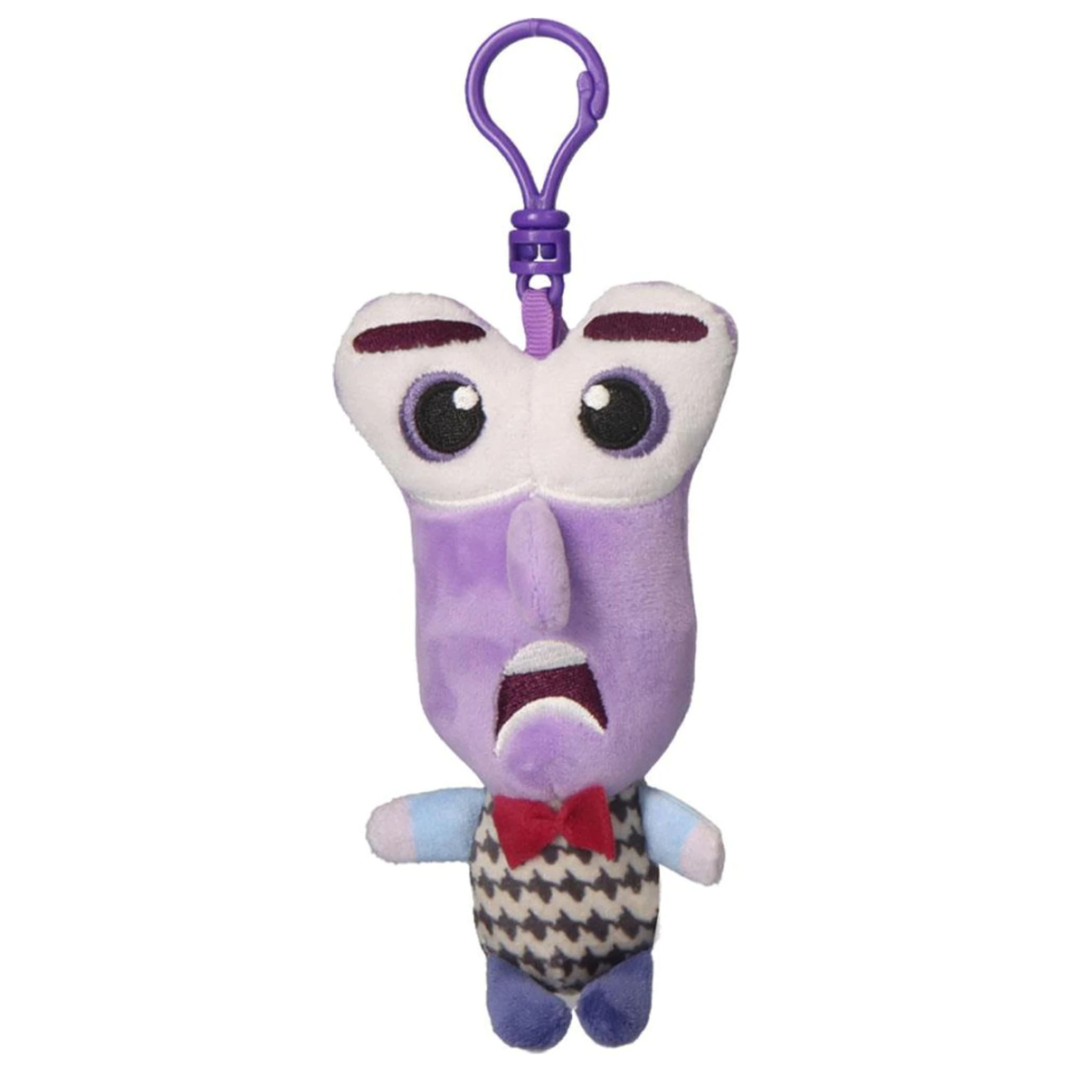 Disney Inside Out Fear 3D plišasta figura z obešalnikom, obesek za torbo 12 cm fotografija izdelka