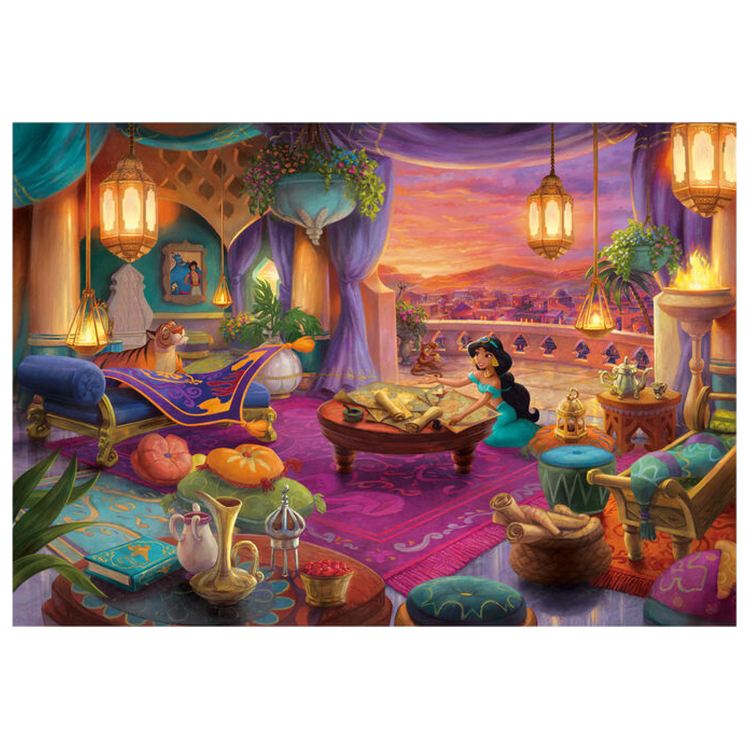 Disney Aladdin Jasmine sestavljanka 500pcs fotografija izdelka