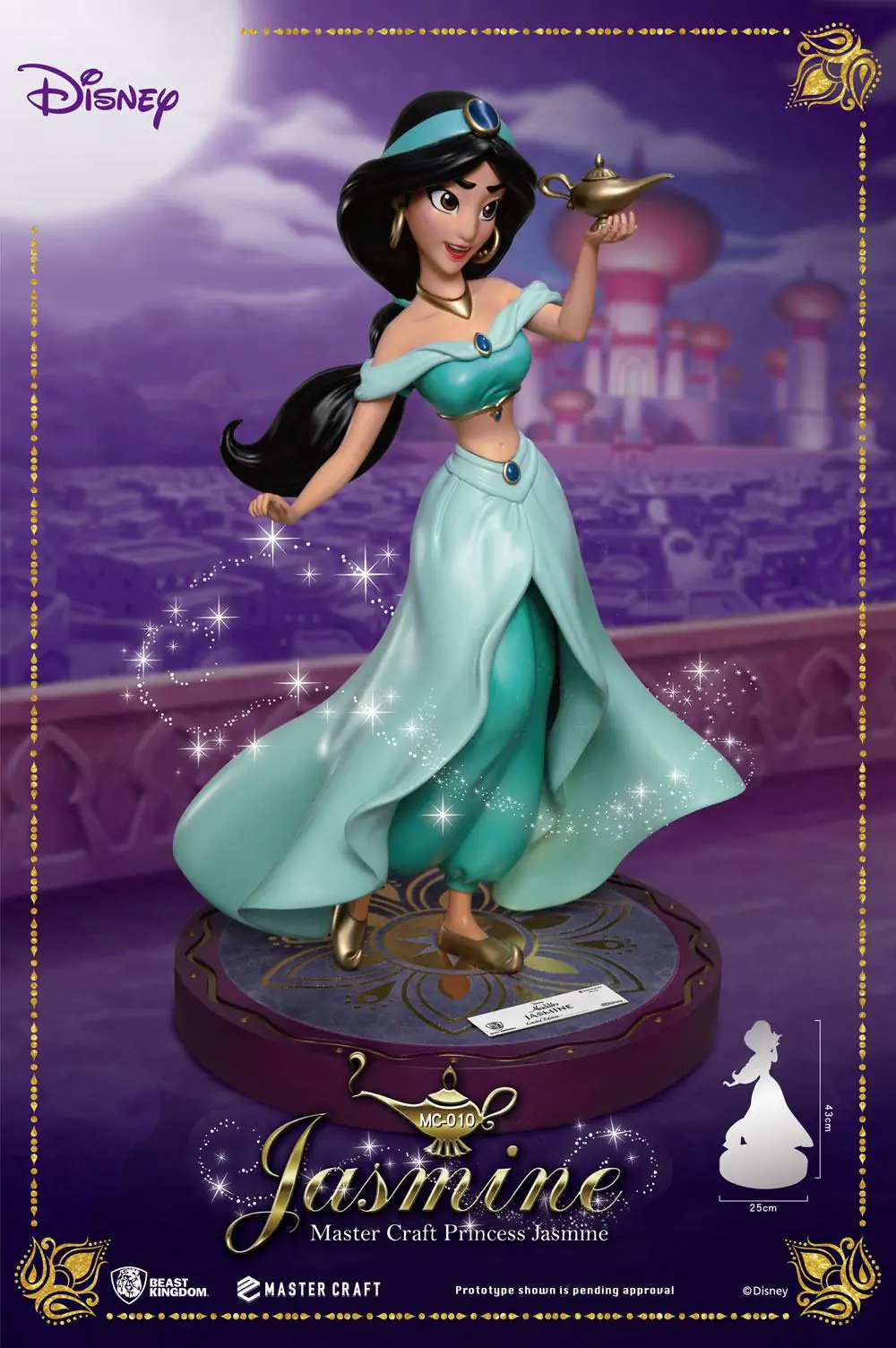 Disney (Aladdin) Master Craft Kip Jasmine 38 cm fotografija izdelka