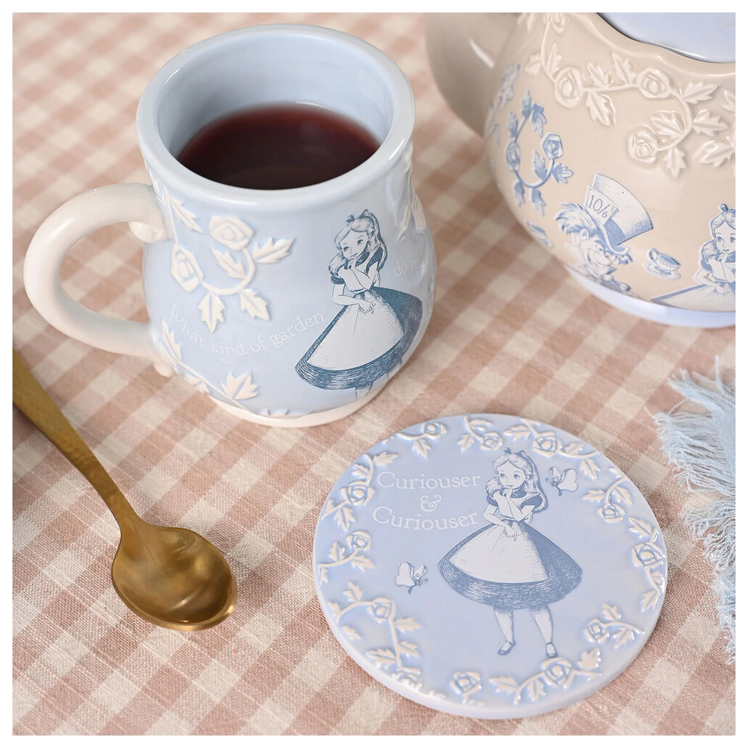 Disney Alice in Wonderland set 4 podstavkov fotografija izdelka