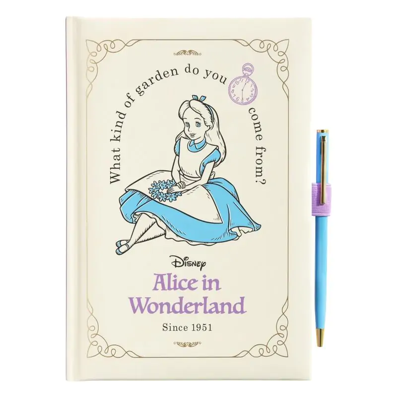 Disney Alice in Wonderland A5 premium notesnik + pisalo fotografija izdelka