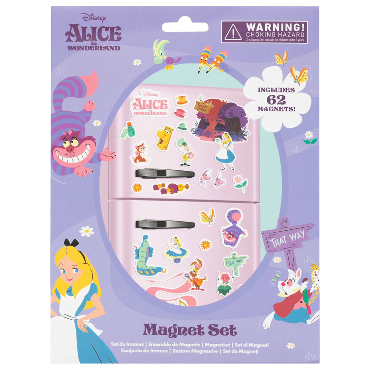 Disney Alice in Wonderland set izrezanih magnetov fotografija izdelka